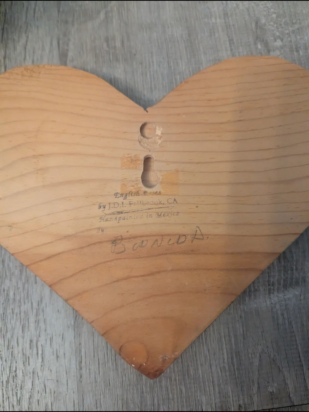 Hand Crafted charming heart